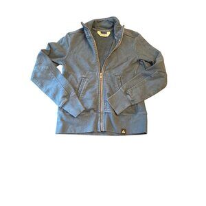 American Giant XS Blue Full-Zip Hoodie Jacket 100% Cotton Made In USA